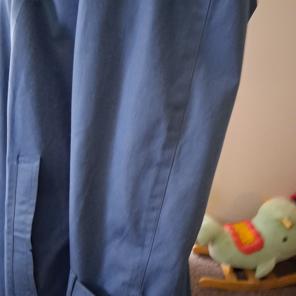 Stylish Blue Trench Coat - Picture 5 of 7